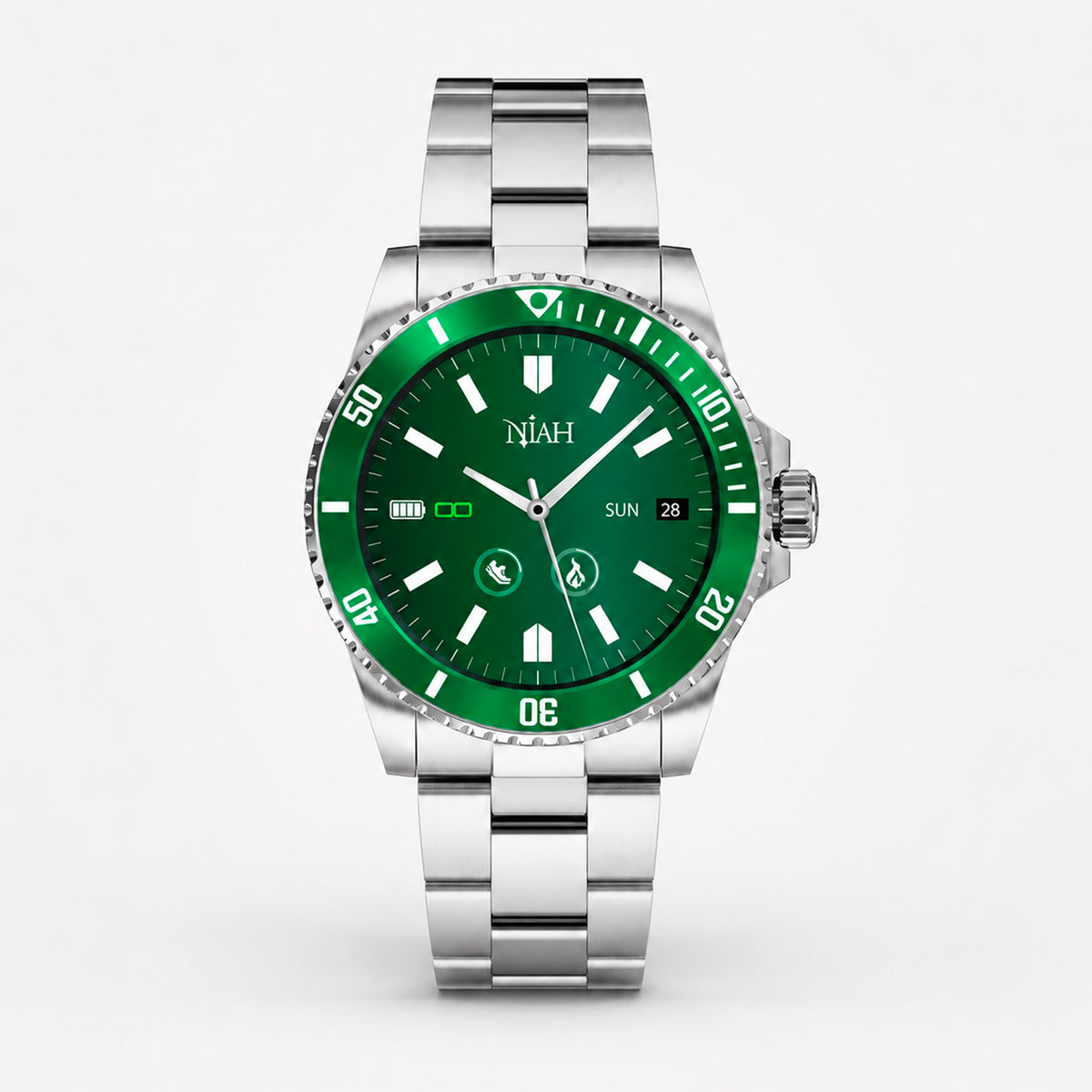 Smartwatch Neptune, cinturino Steel