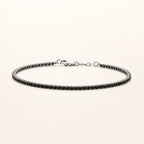 Tennis bracelet, in steel