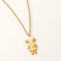 Baby Girl Necklace, in steel