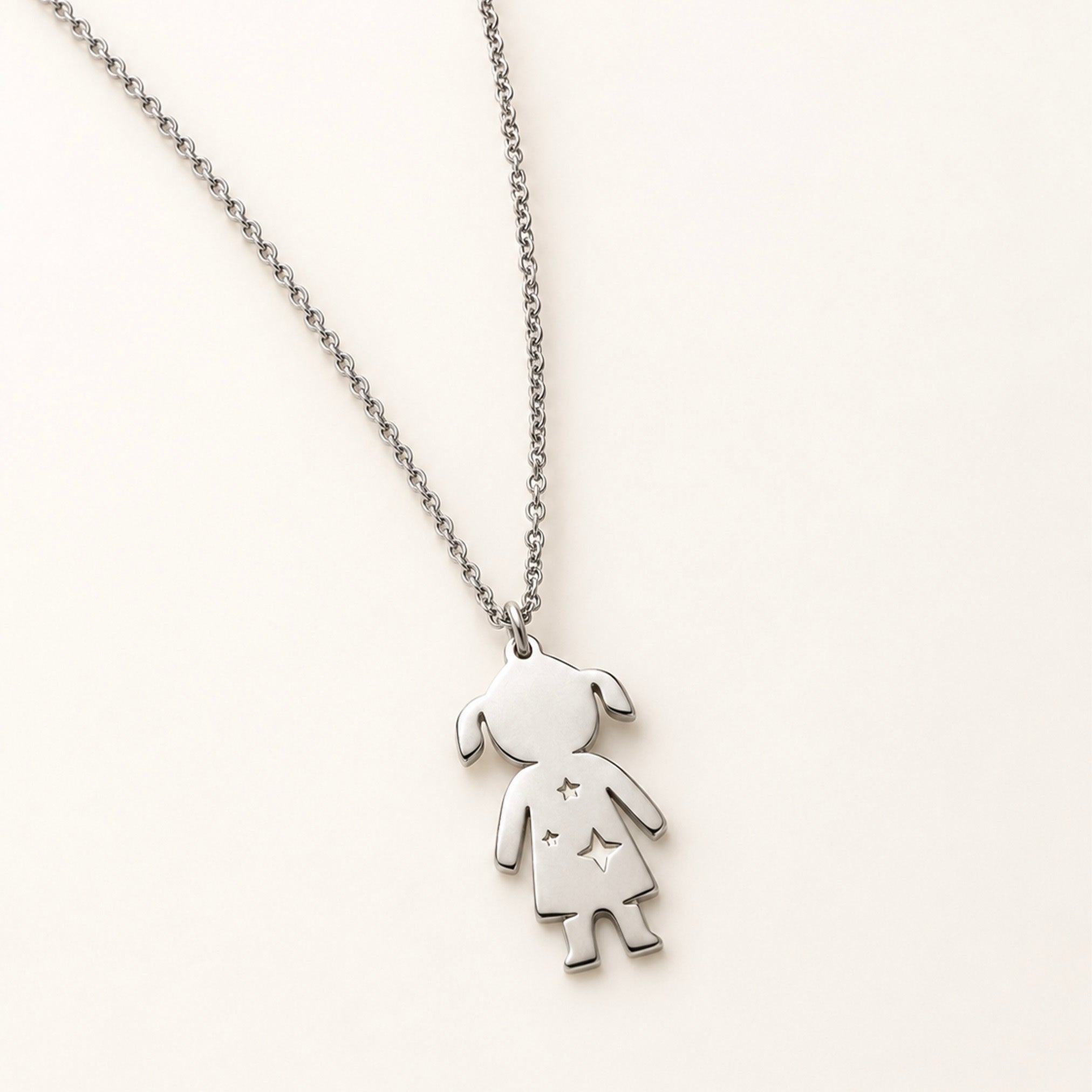 Collana Baby Girl, in acciaio