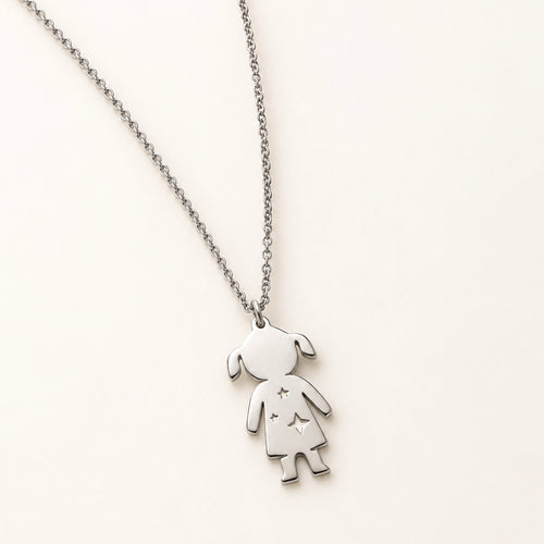 Collana Baby Girl, in acciaio
